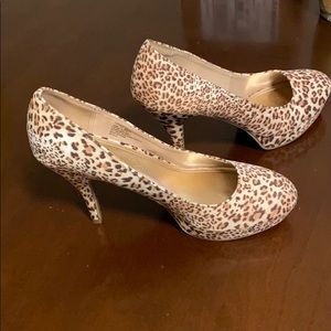 Cheetah high heels